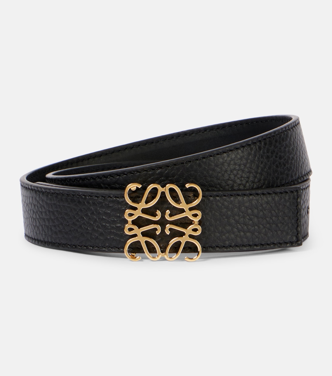 Cinturón de piel con anagrama | Loewe