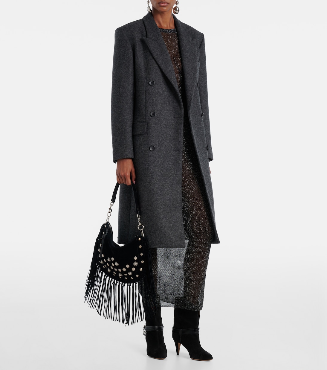 Robe longue Fanelie en lamé | Isabel Marant