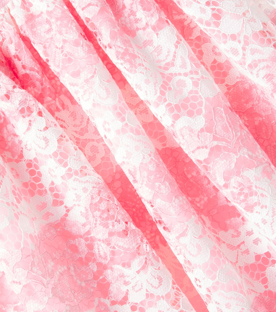 Bow-detail shirred lace dress | Patachou
