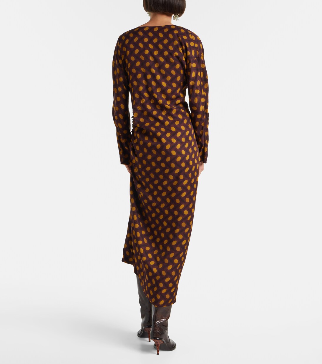 Didi embellished polka-dots midi dress | Dries Van Noten