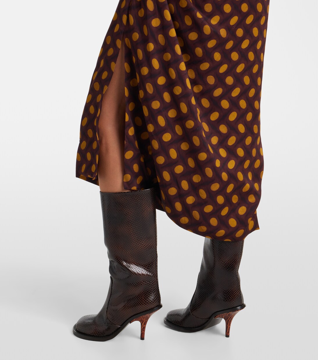 Didi embellished polka-dots midi dress | Dries Van Noten