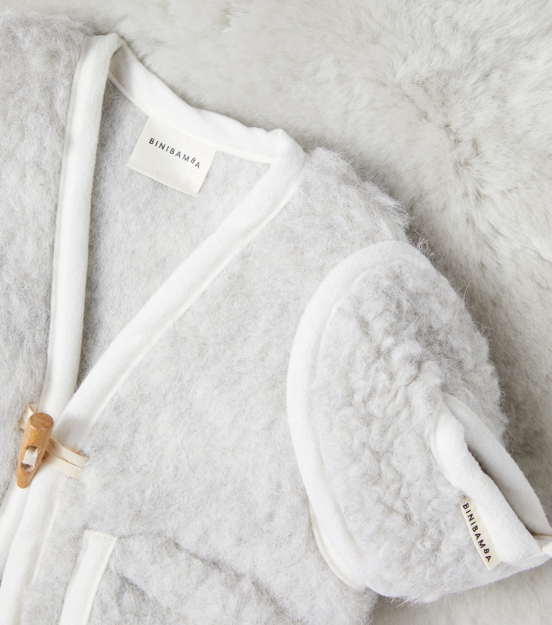 Baby Set aus Weste, Schuhen und Einlage für den Kinderwagen | Binibamba