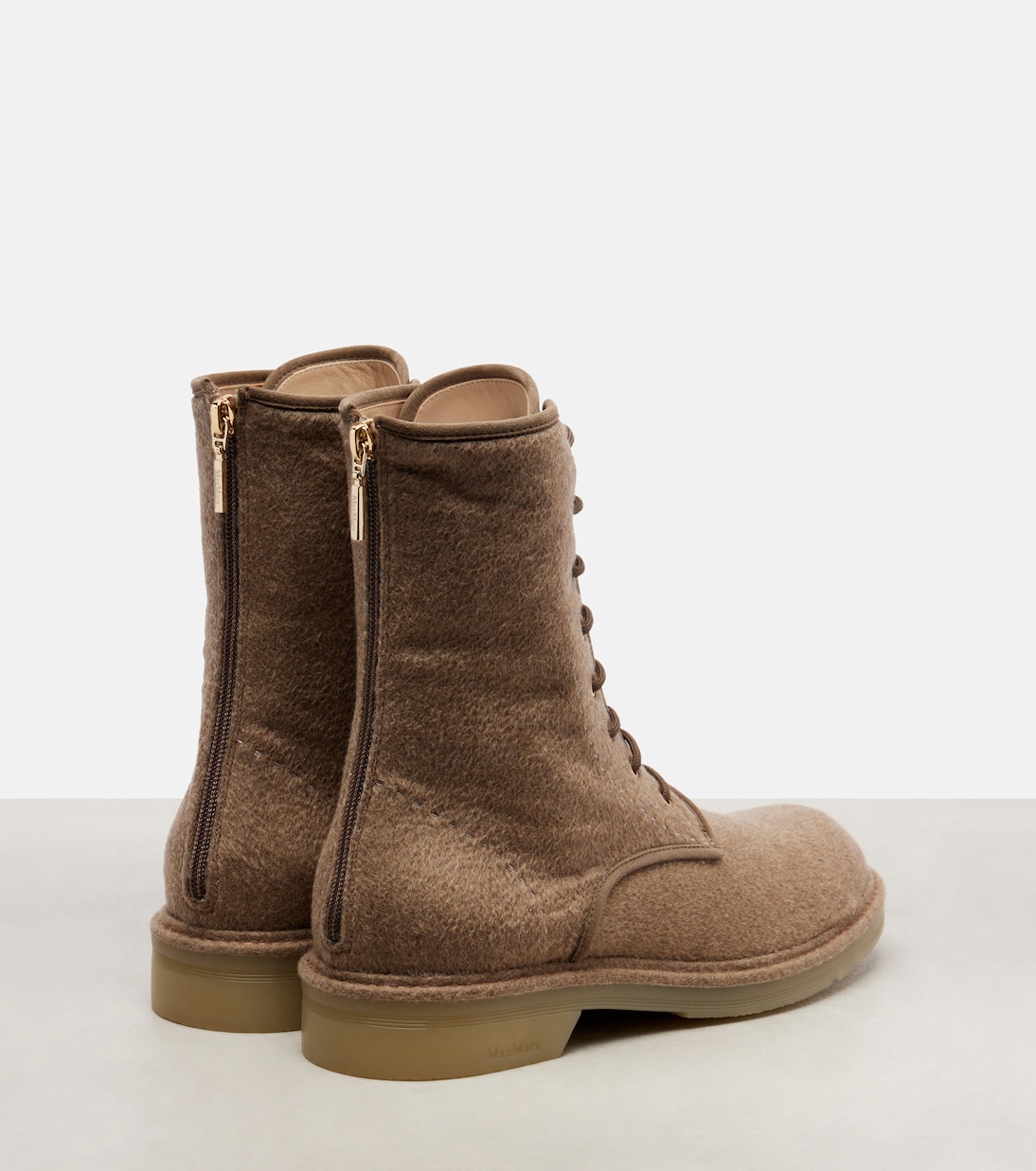 Bottines Baker en cachemire et cuir | Max Mara