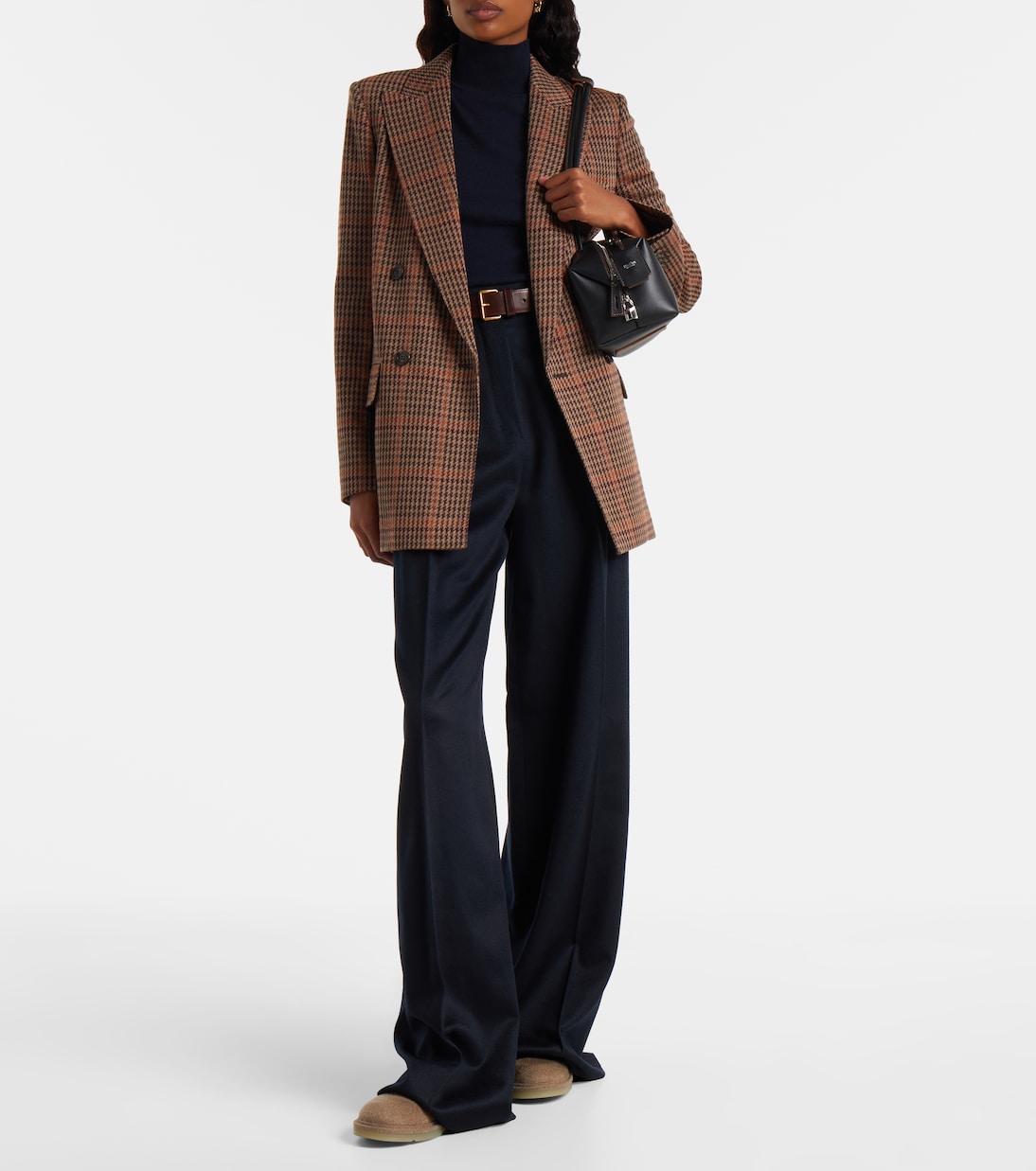 Bottines Baker en cachemire et cuir | Max Mara
