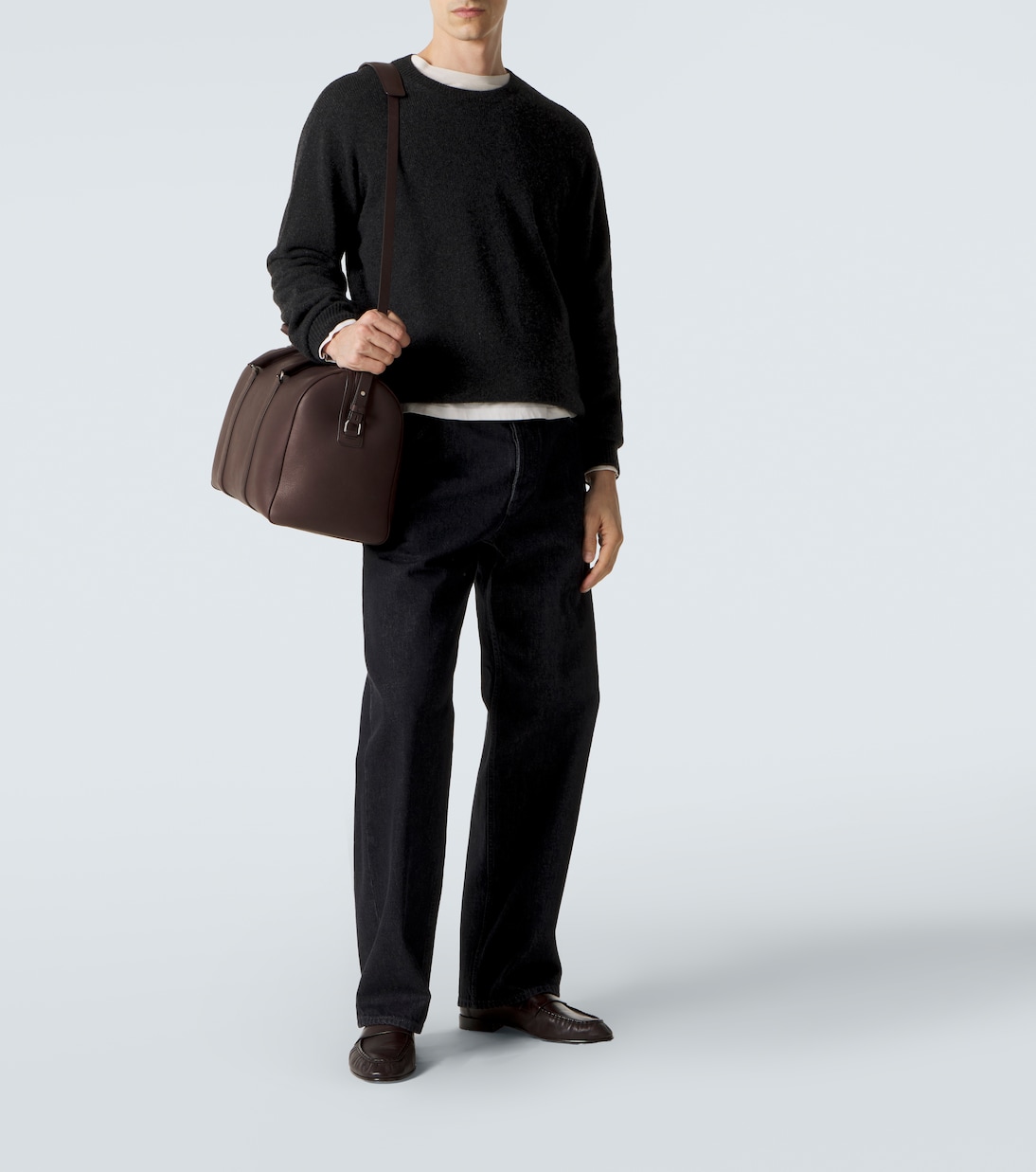 Iowa leather duffel bag | The Row