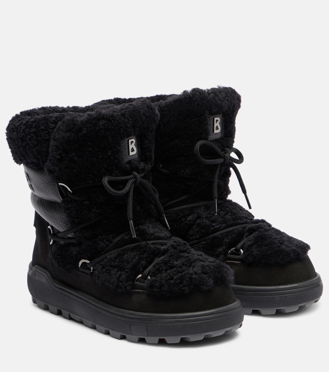 Bottines après-ski Chamonix en daim et shearling | Bogner