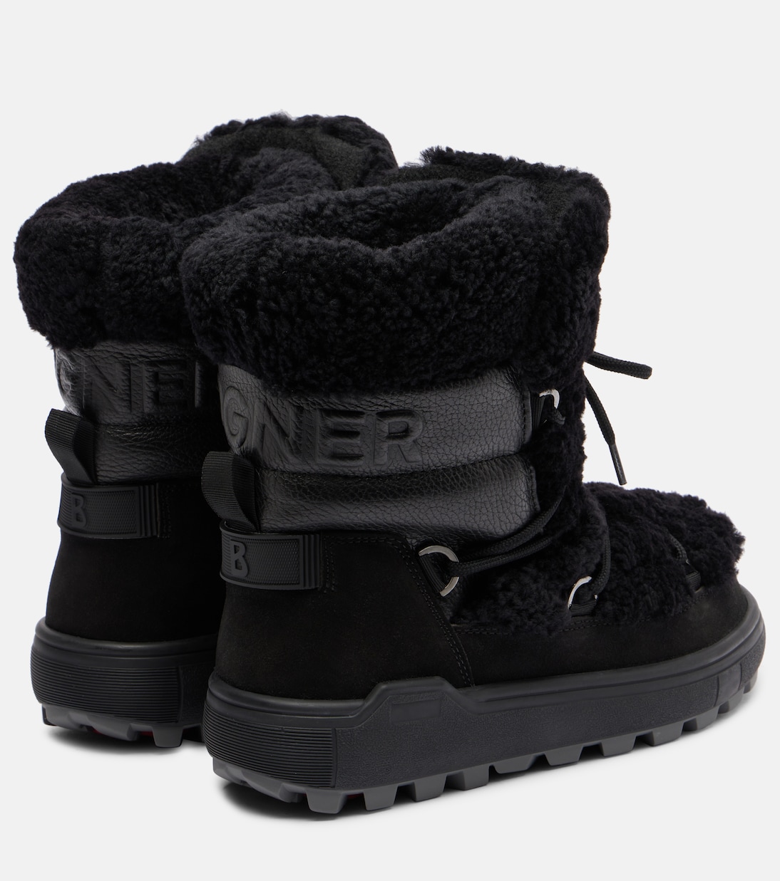 Bottines après-ski Chamonix en daim et shearling | Bogner