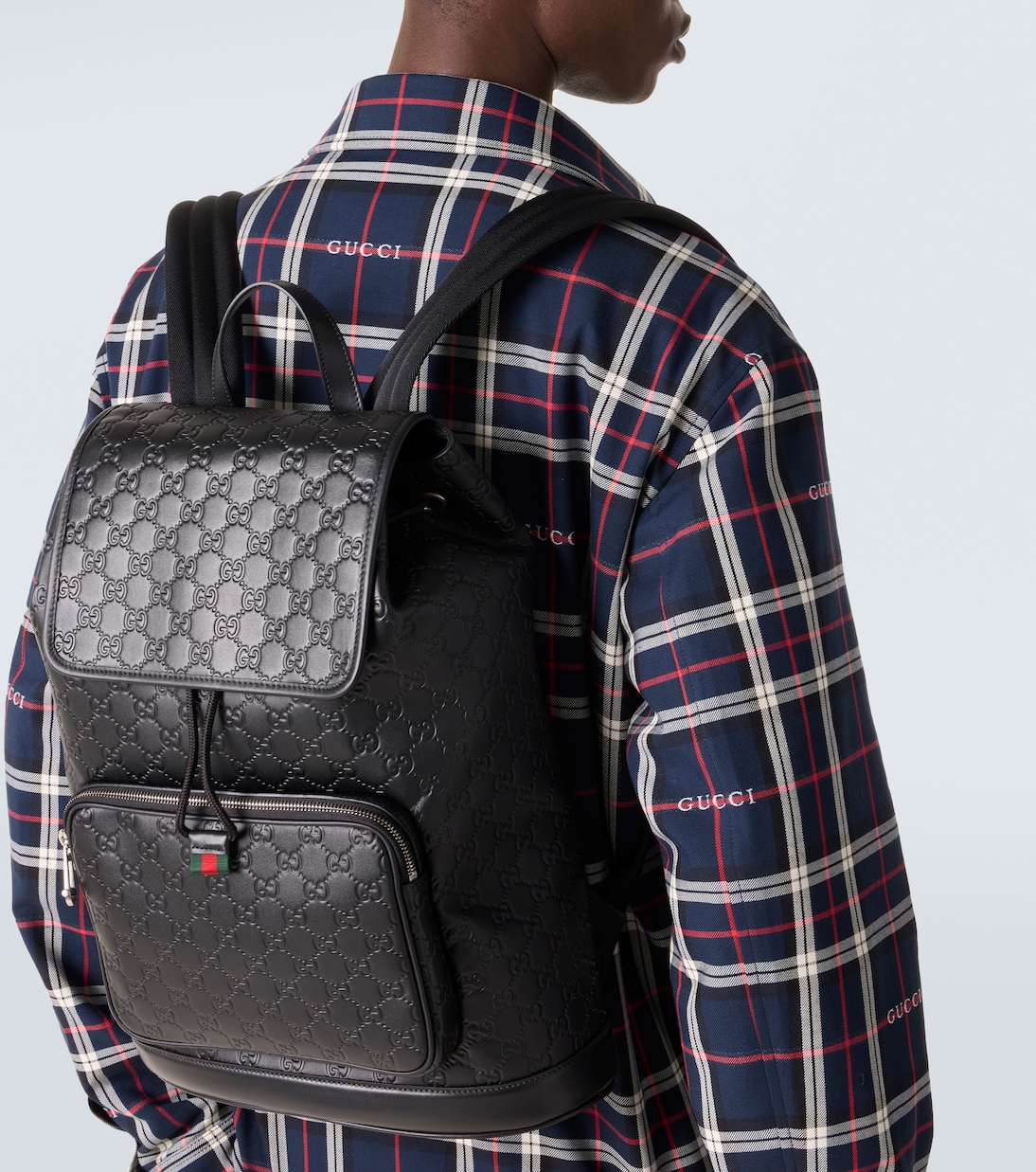 GG Medium leather backpack | Gucci