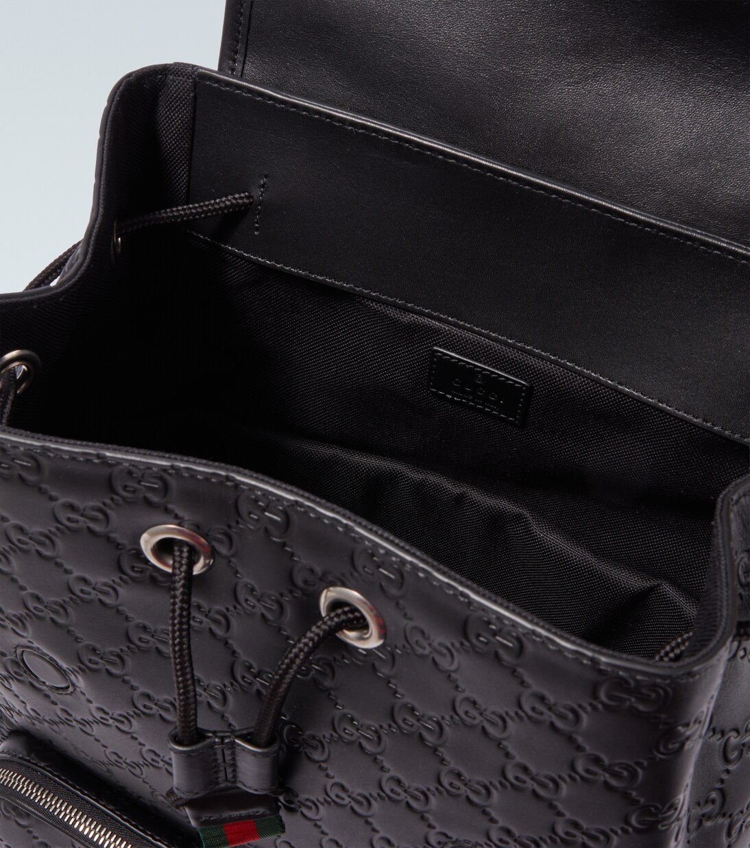 GG Medium leather backpack | Gucci