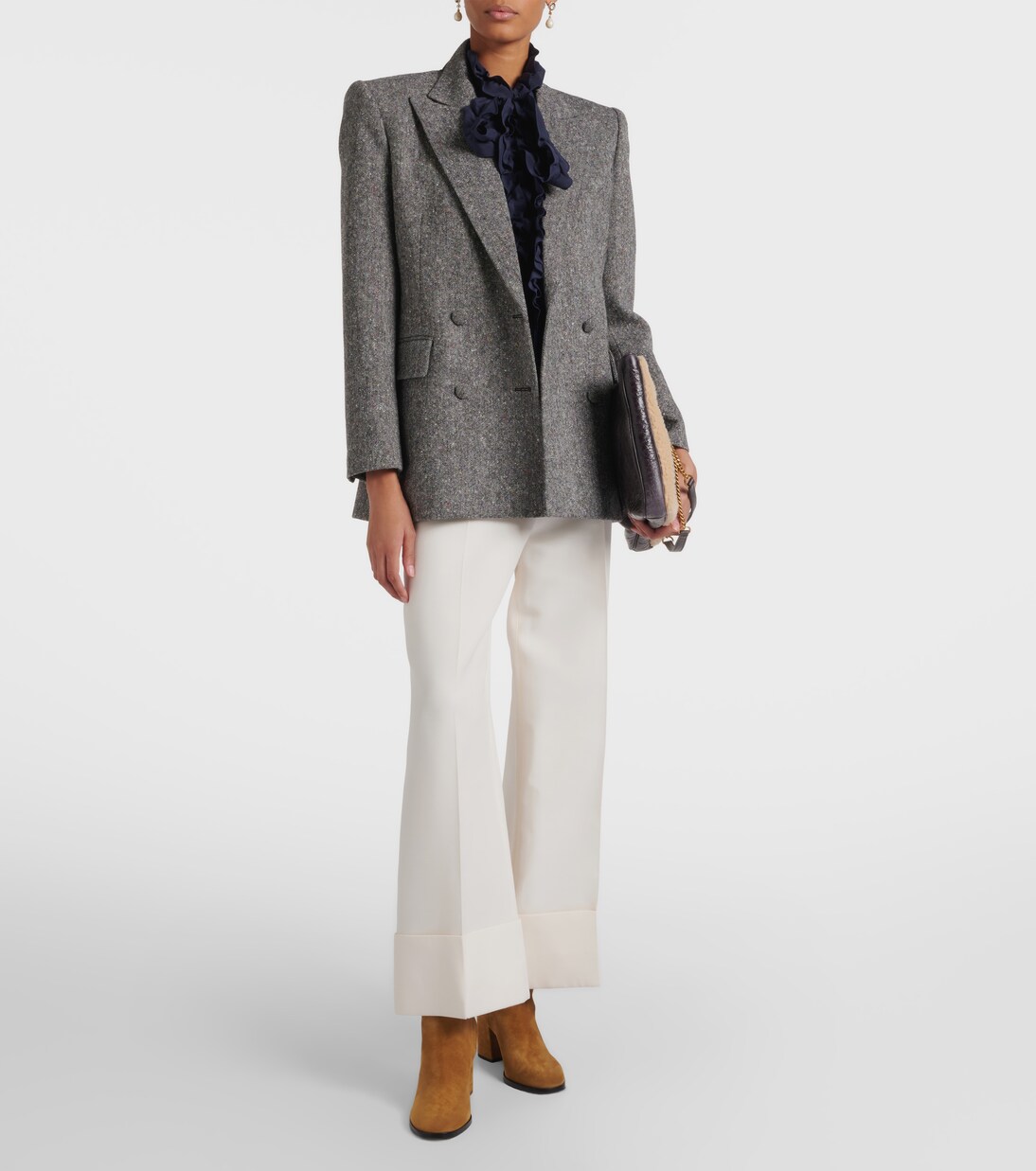 Fawcette 75 suede ankle boots | Valentino Garavani