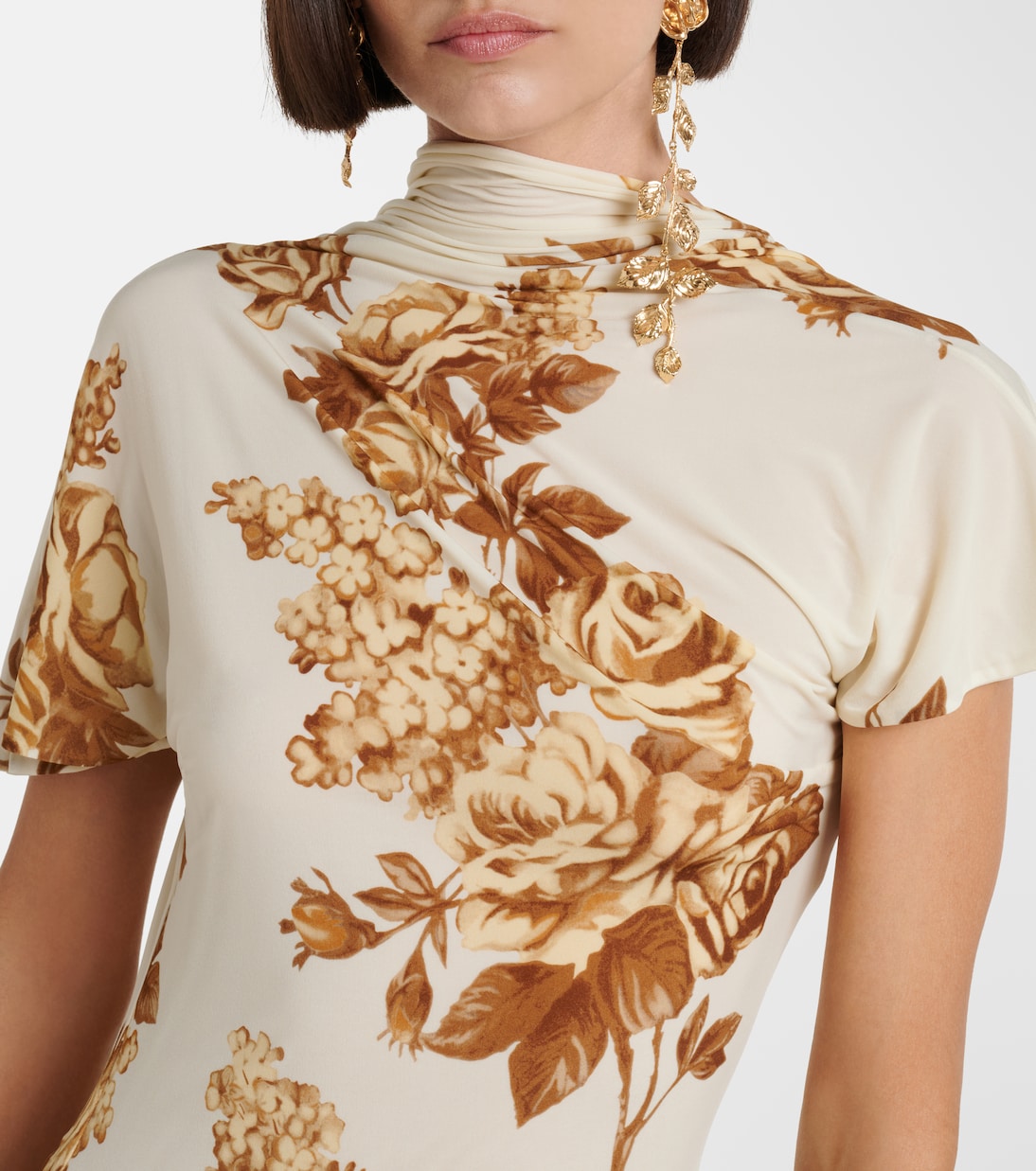 Abito midi con stampa floreale | Magda Butrym