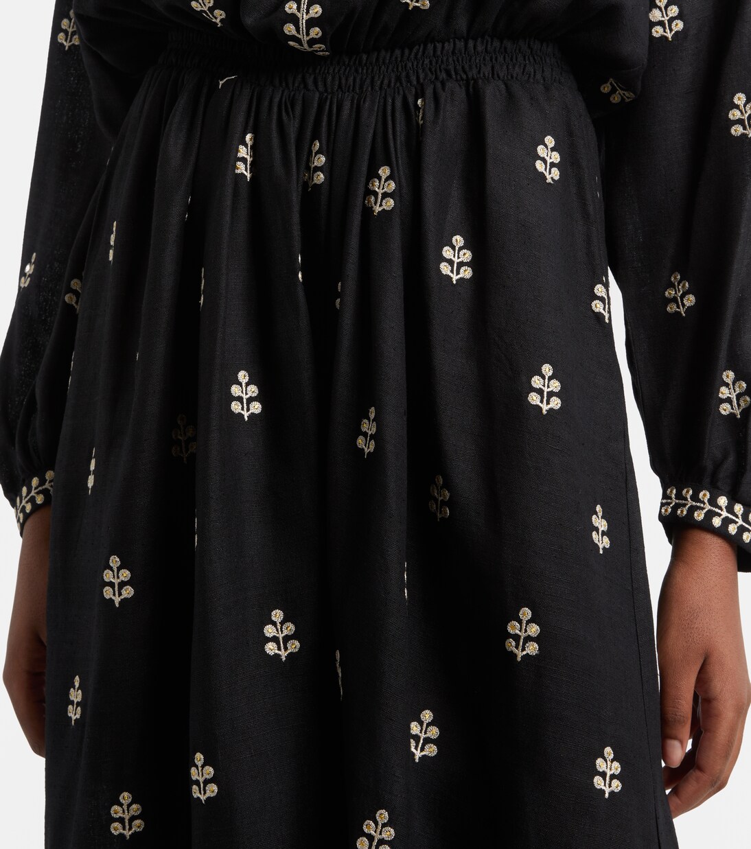 Rodilia embroidered silk maxi dress | Isabel Marant