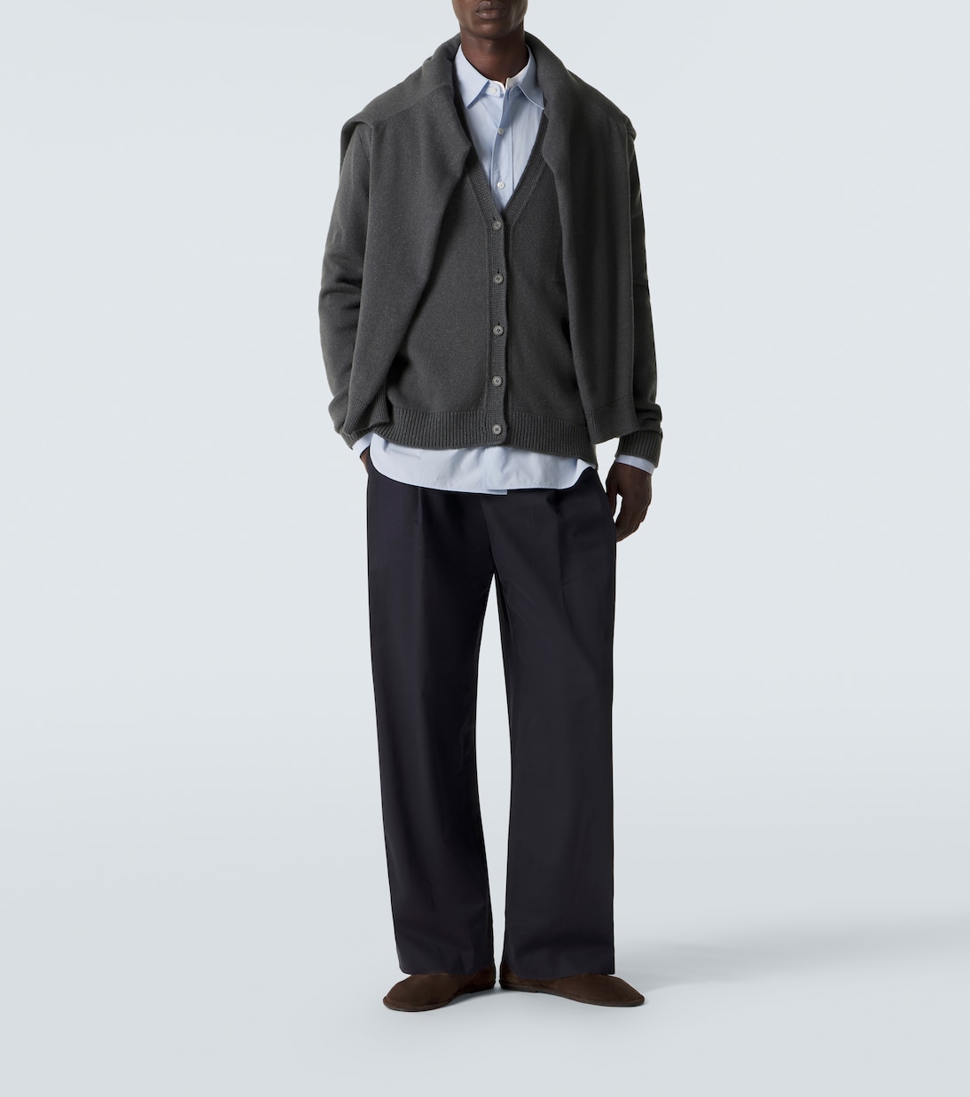 Cardigan Dine en cachemire et lin | The Row