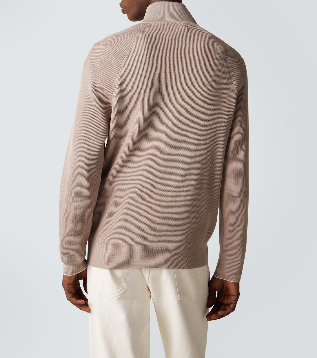 Cotton half-zip sweater | Brunello Cucinelli