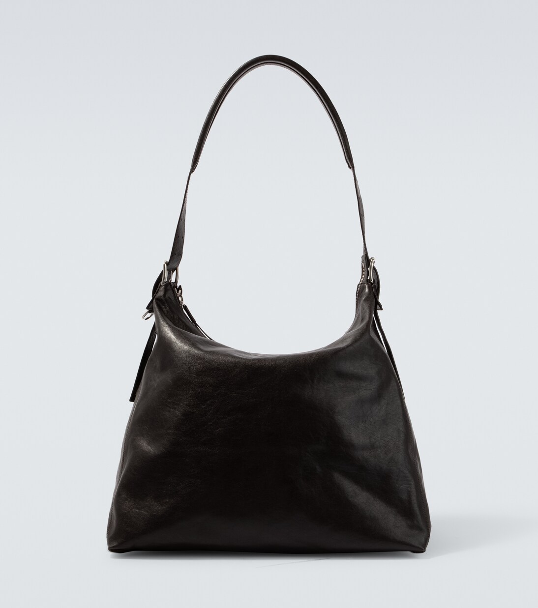 Belted leather shoulder bag | Lemaire