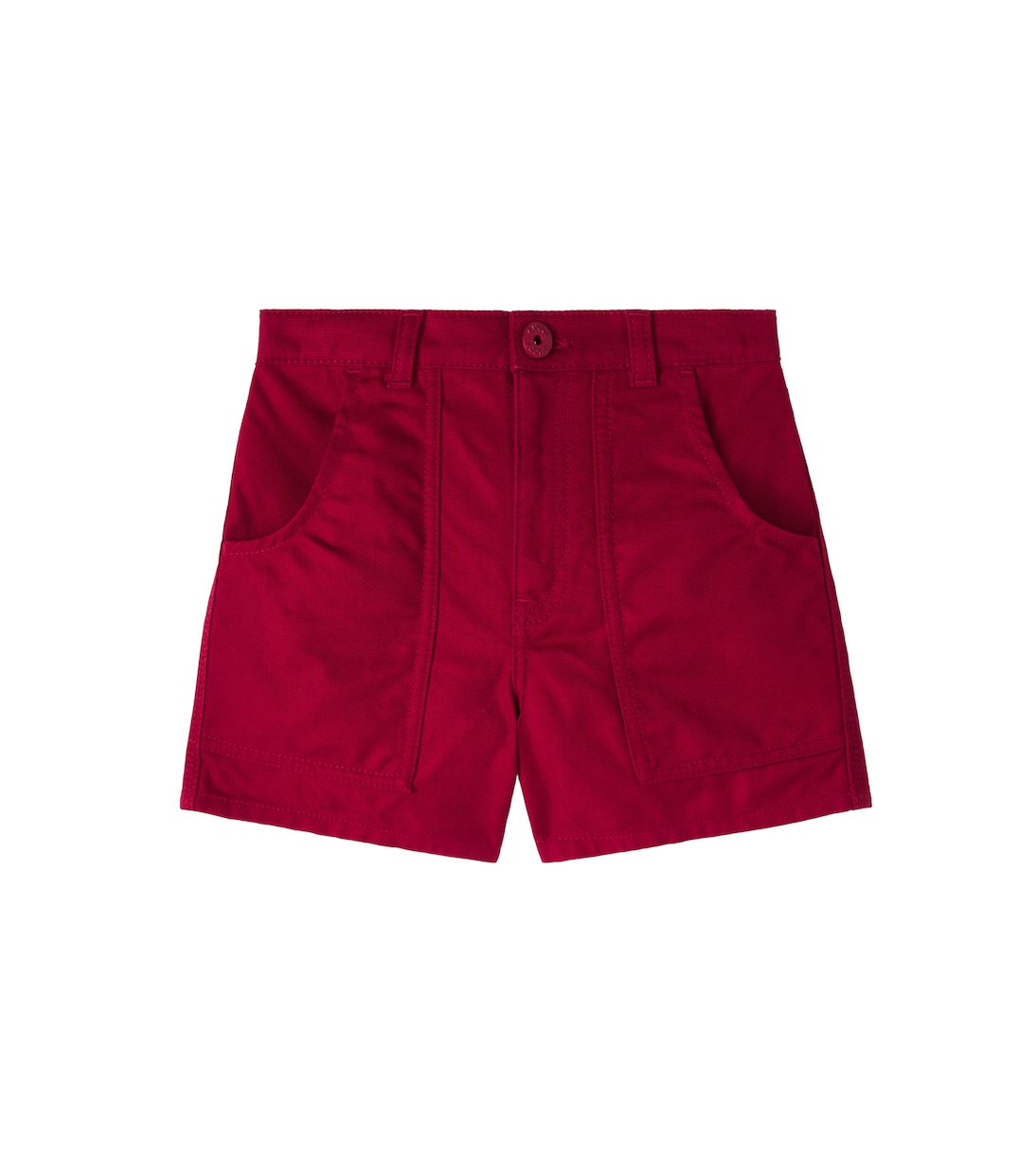 Web Stripe cotton canvas shorts | Gucci Kids