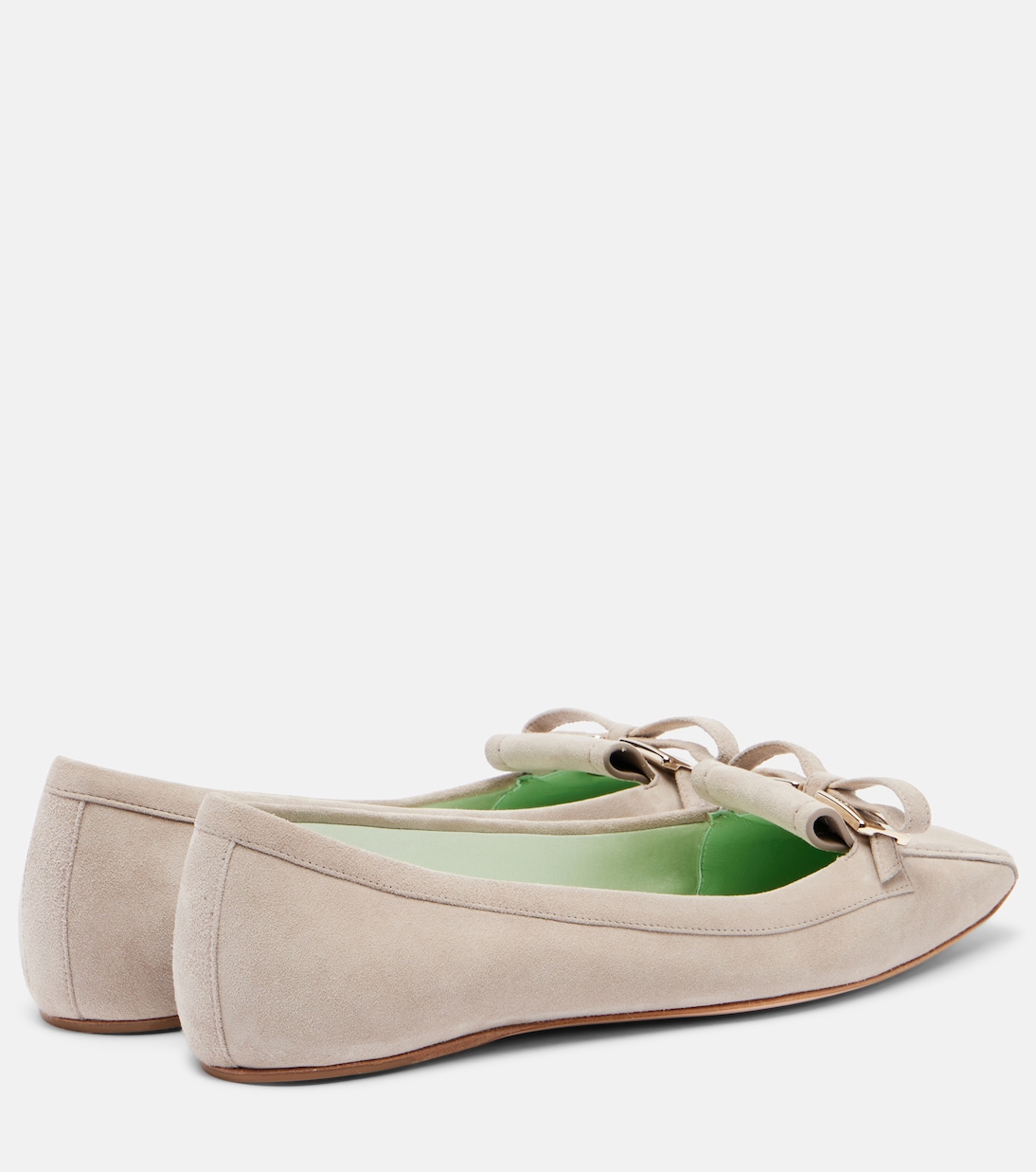 Trompette suede ballet flats | Roger Vivier