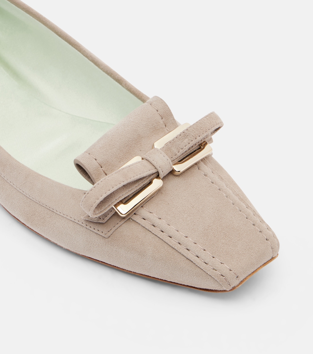 Trompette suede ballet flats | Roger Vivier