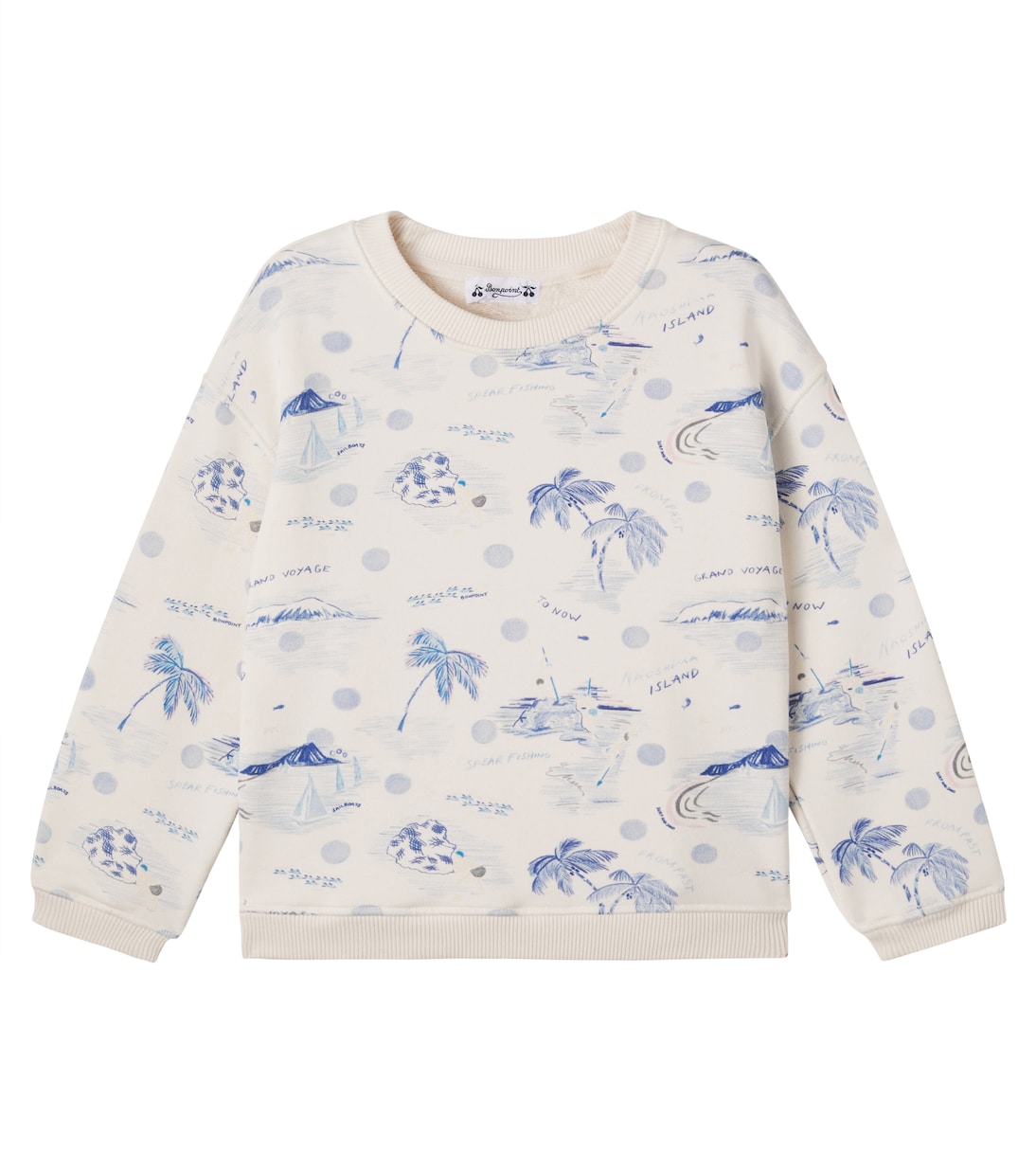 Tonino printed cotton sweatshirt | Bonpoint