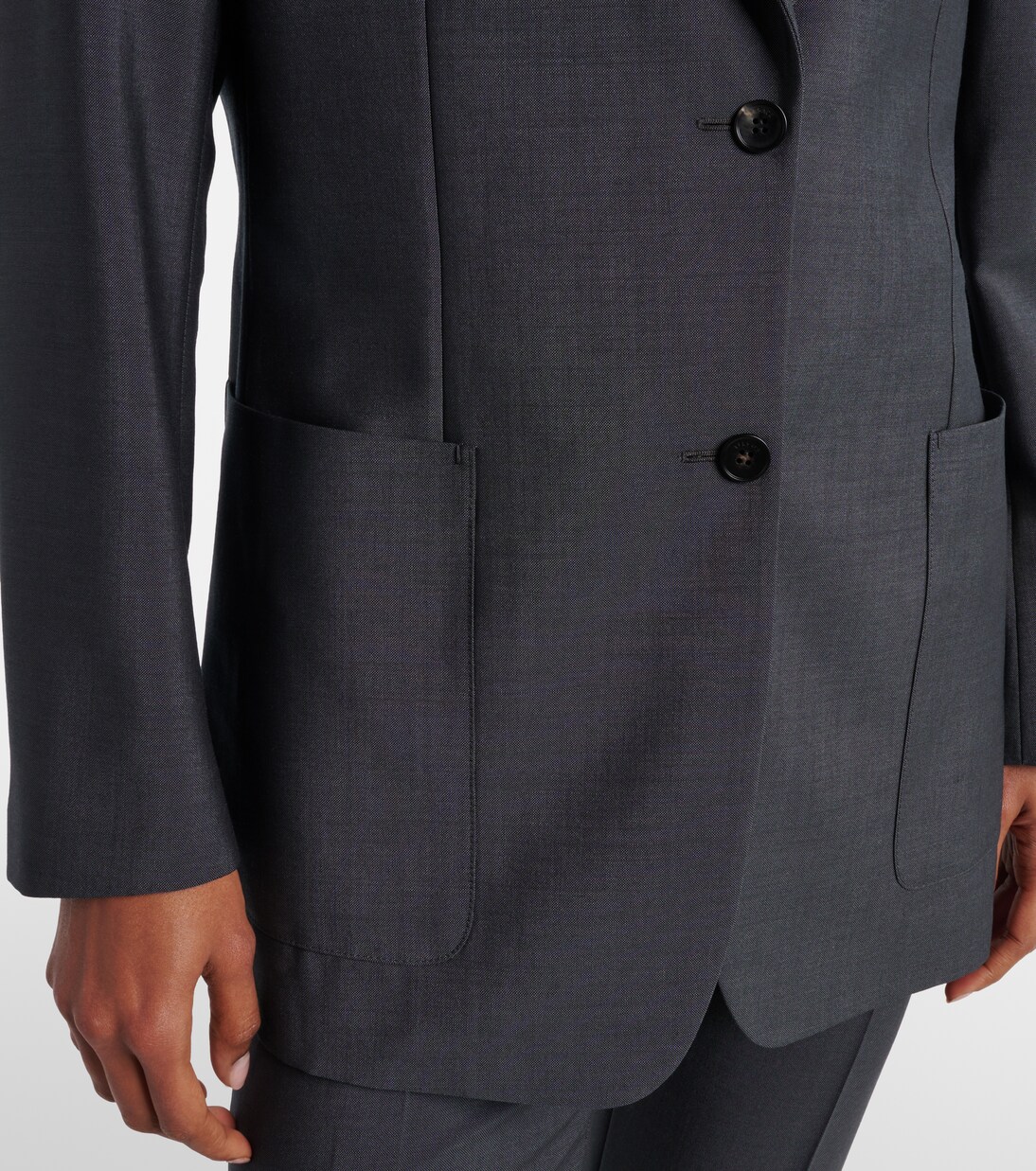 Medusa wool and mohair blazer | Versace