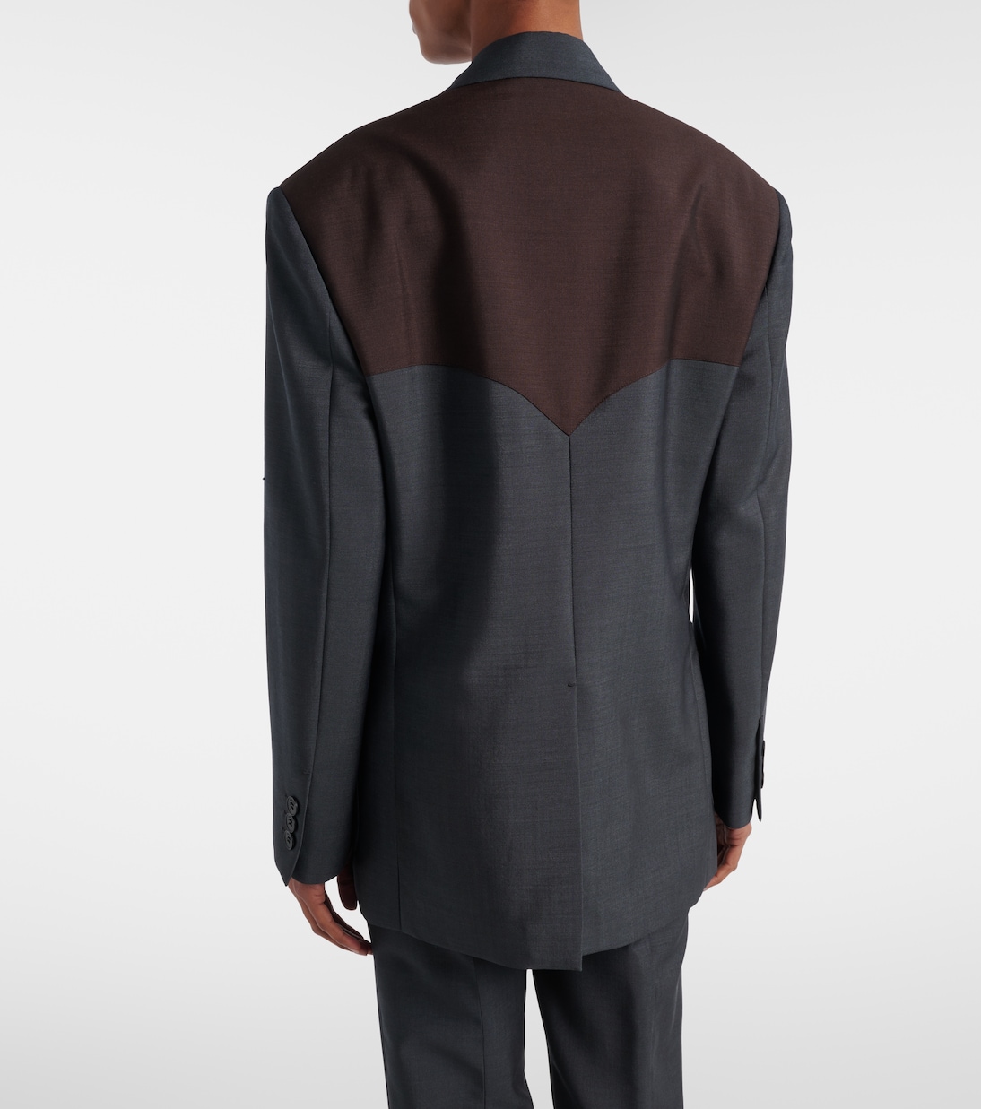 Medusa wool and mohair blazer | Versace