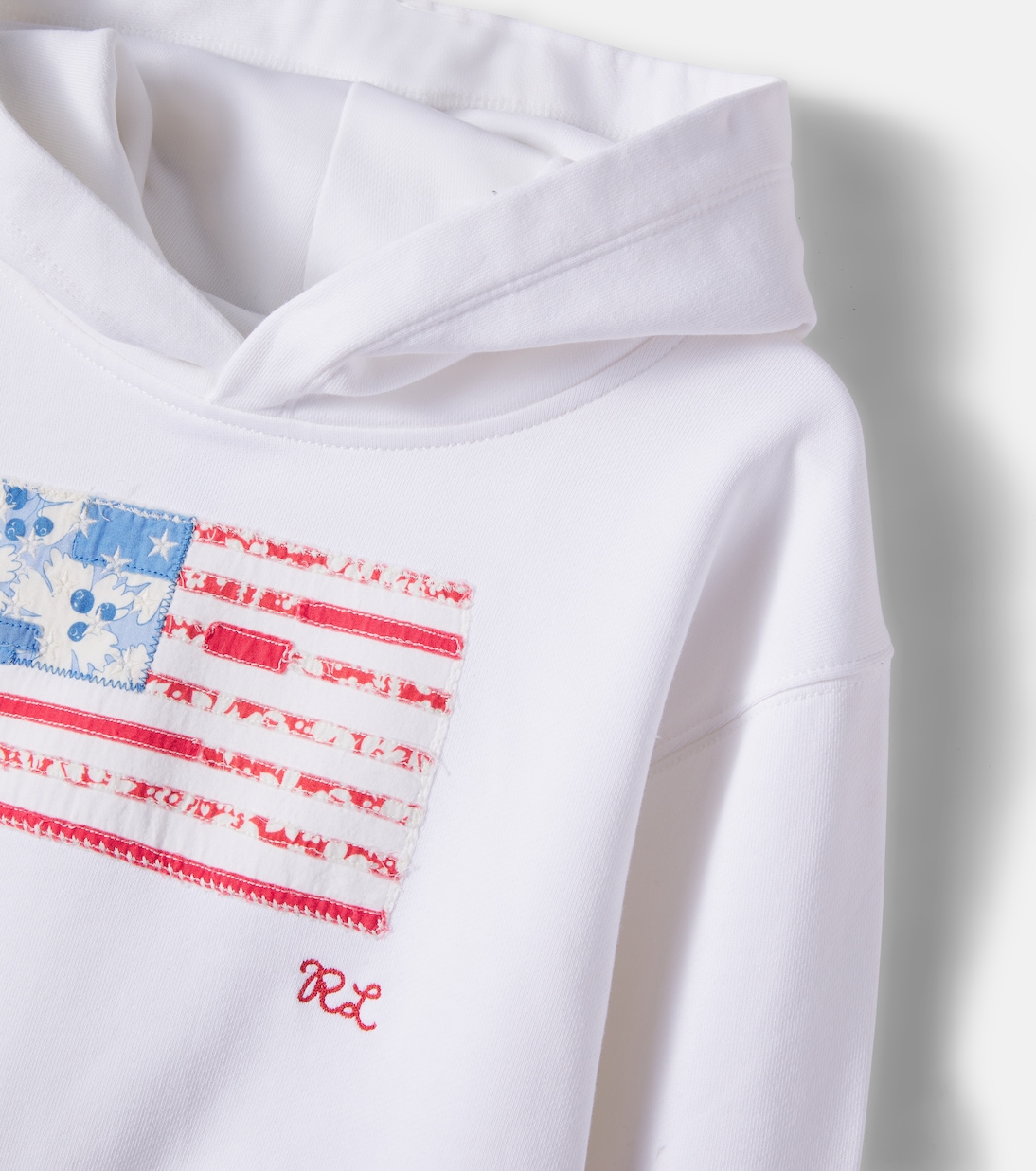 Embroidered cotton terry hoodie | Polo Ralph Lauren Kids