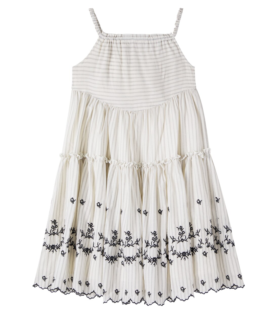 Abito Giulia in cotone a righe | C'era Una Volta