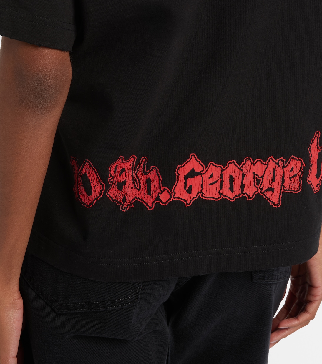 Printed cotton T-shirt | Balenciaga