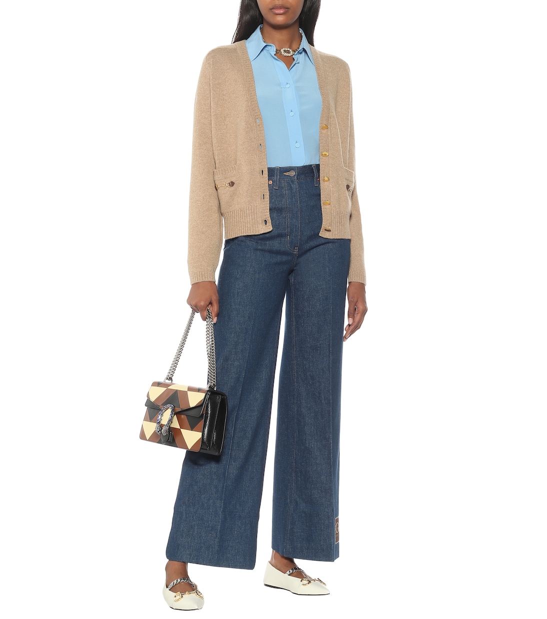 Cardigan en cachemire à ornements | Gucci