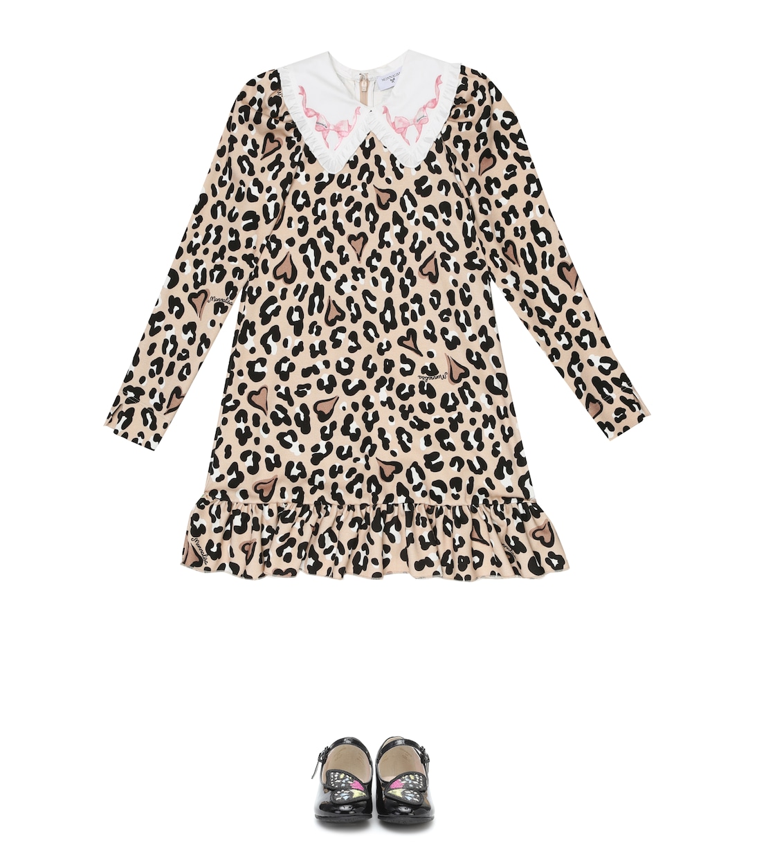 Bedrucktes Kleid aus Jersey | Monnalisa