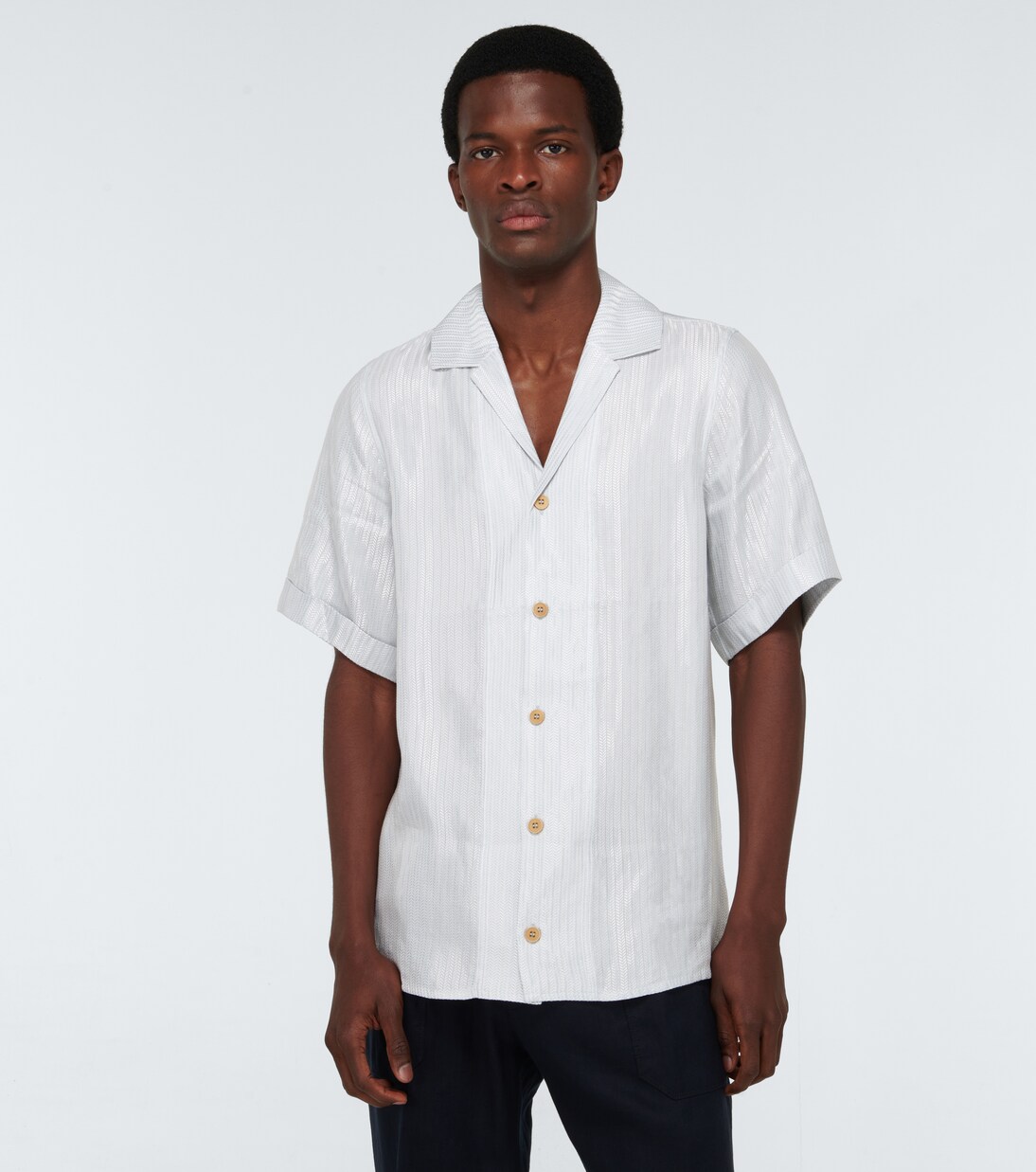 Camicia bowling in misto lino | King & Tuckfield