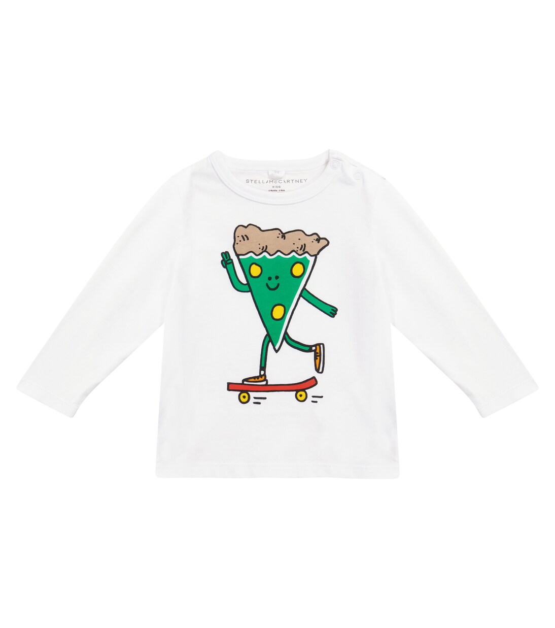 Baby - Top Pizza Skater in cotone con stampa | Stella McCartney Kids