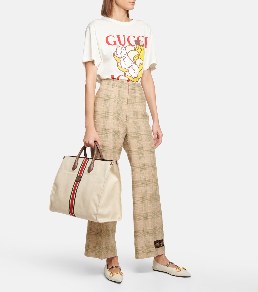 Shopper Large in lino | Gucci