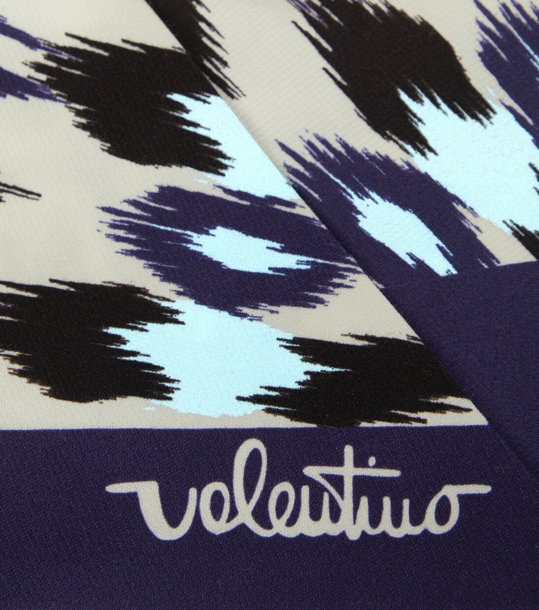 Printed silk and cotton headscarf | Valentino