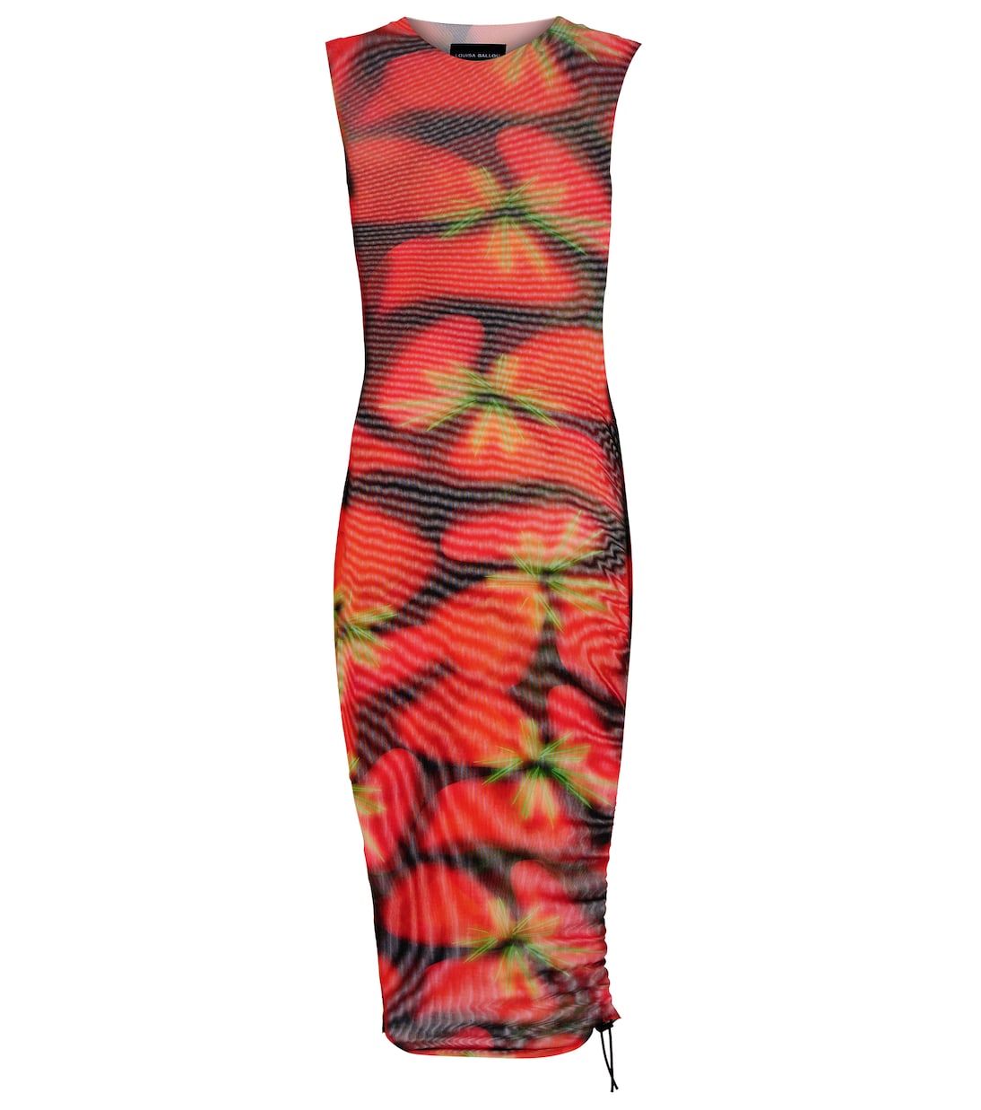 Heatwave printed mesh minidress | Louisa Ballou