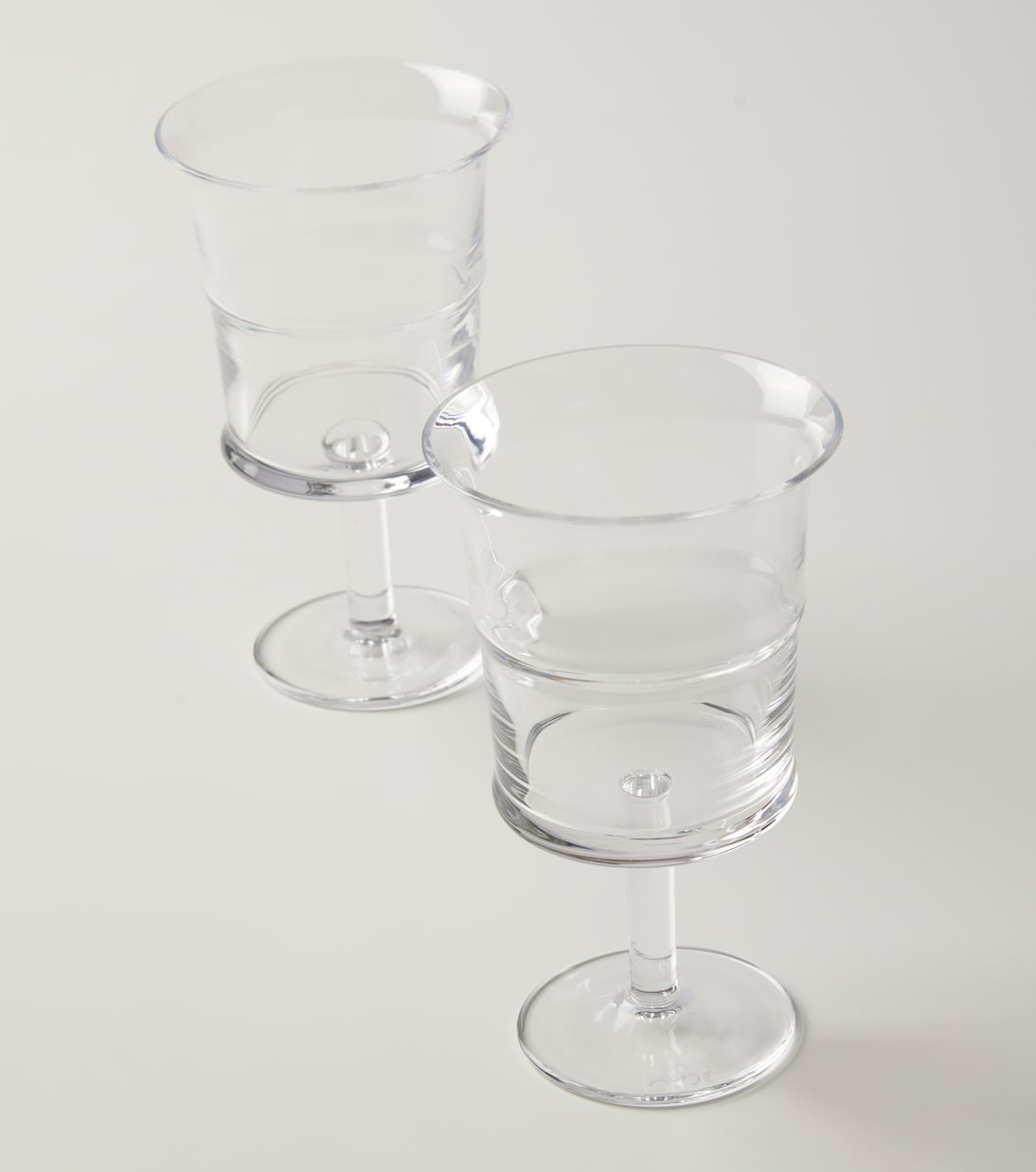 Jour set of 2 red wine glasses | Nude