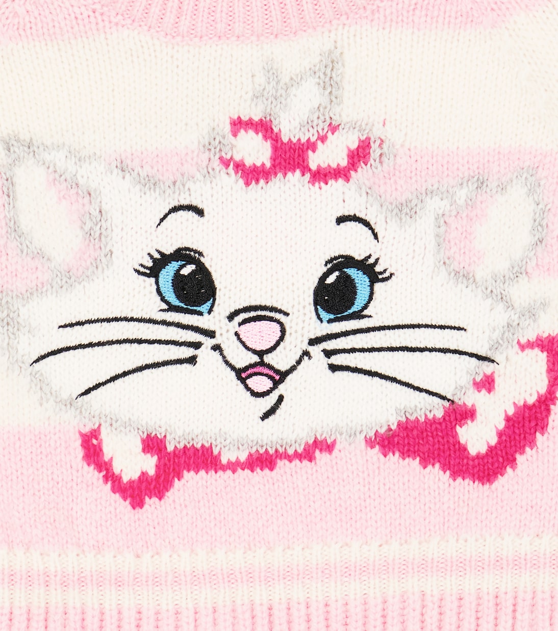 Baby - Pullover in lana e cashmere a righe | Monnalisa
