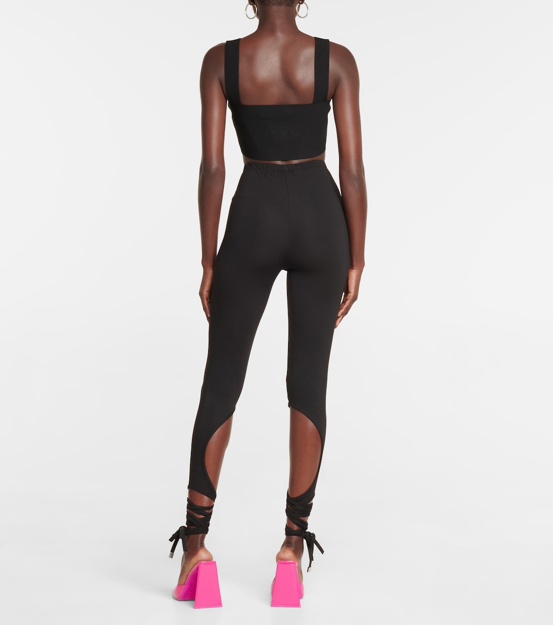 Davie cutout jersey leggings | The Attico