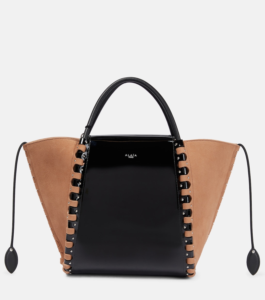 Borsa Hinge Medium in suede e pelle | Alaïa