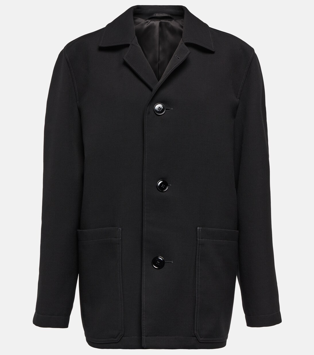 tailored cotton-blend jacket | Lemaire