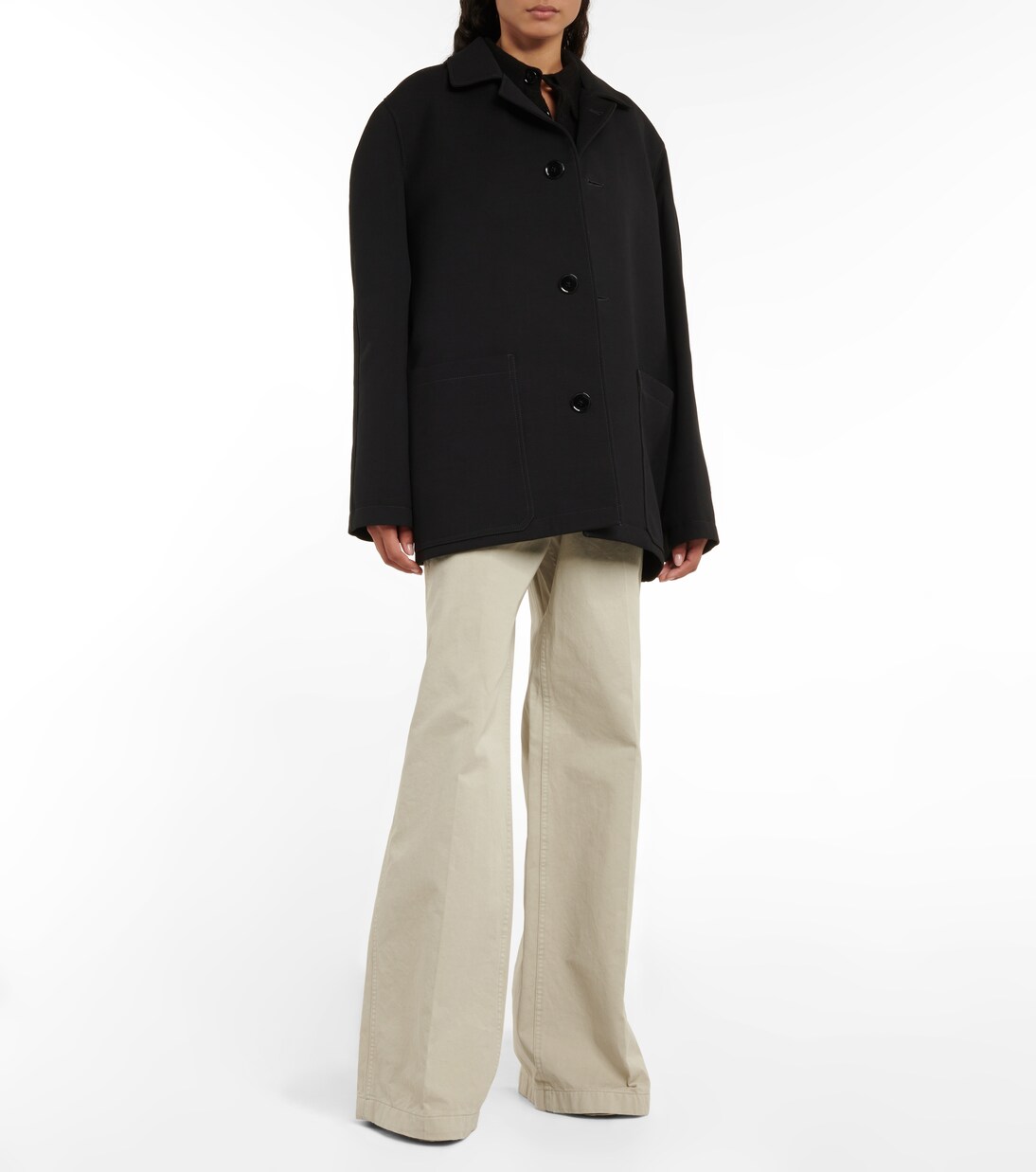 tailored cotton-blend jacket | Lemaire