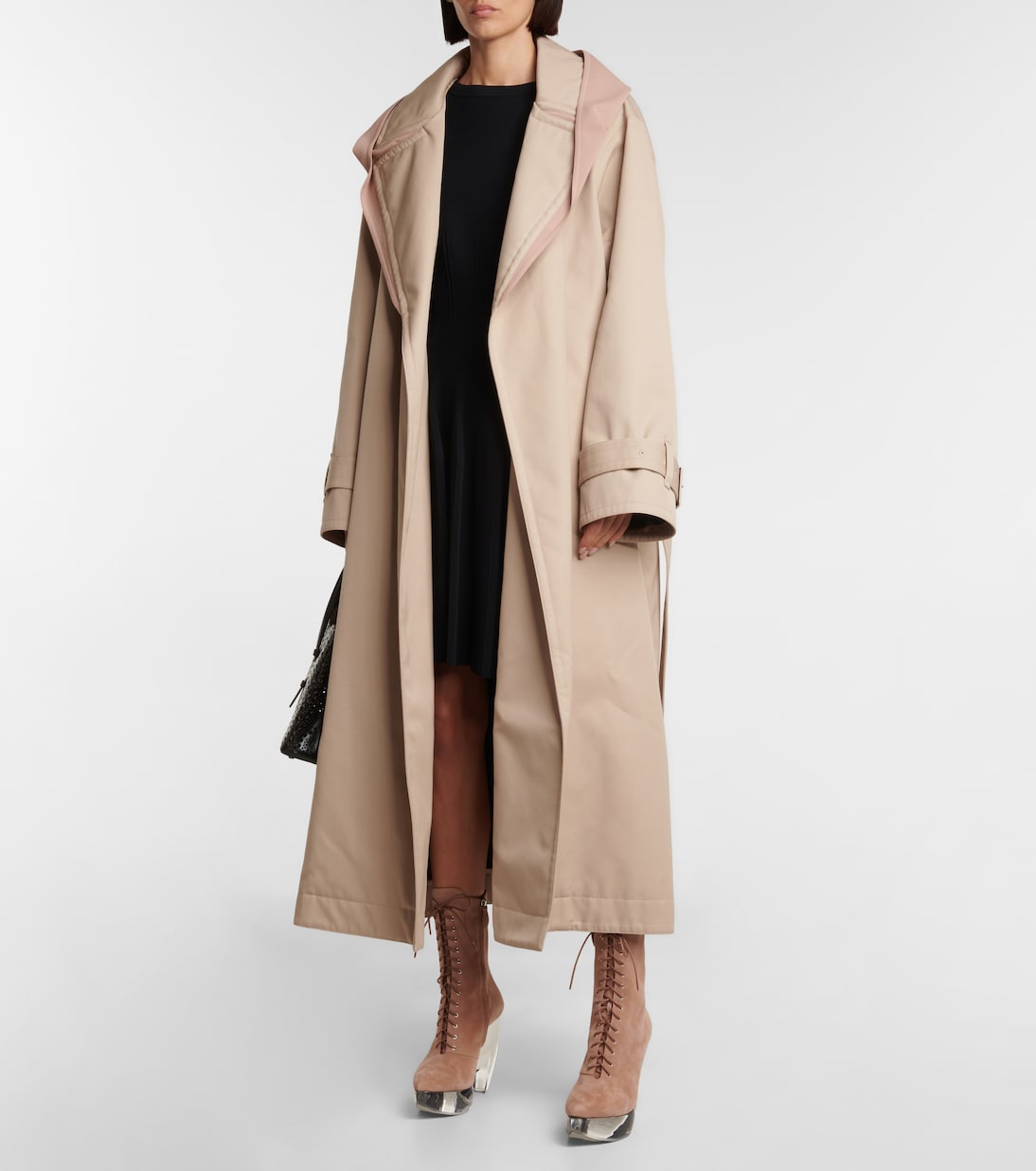 Hooded trench coat | Alaïa