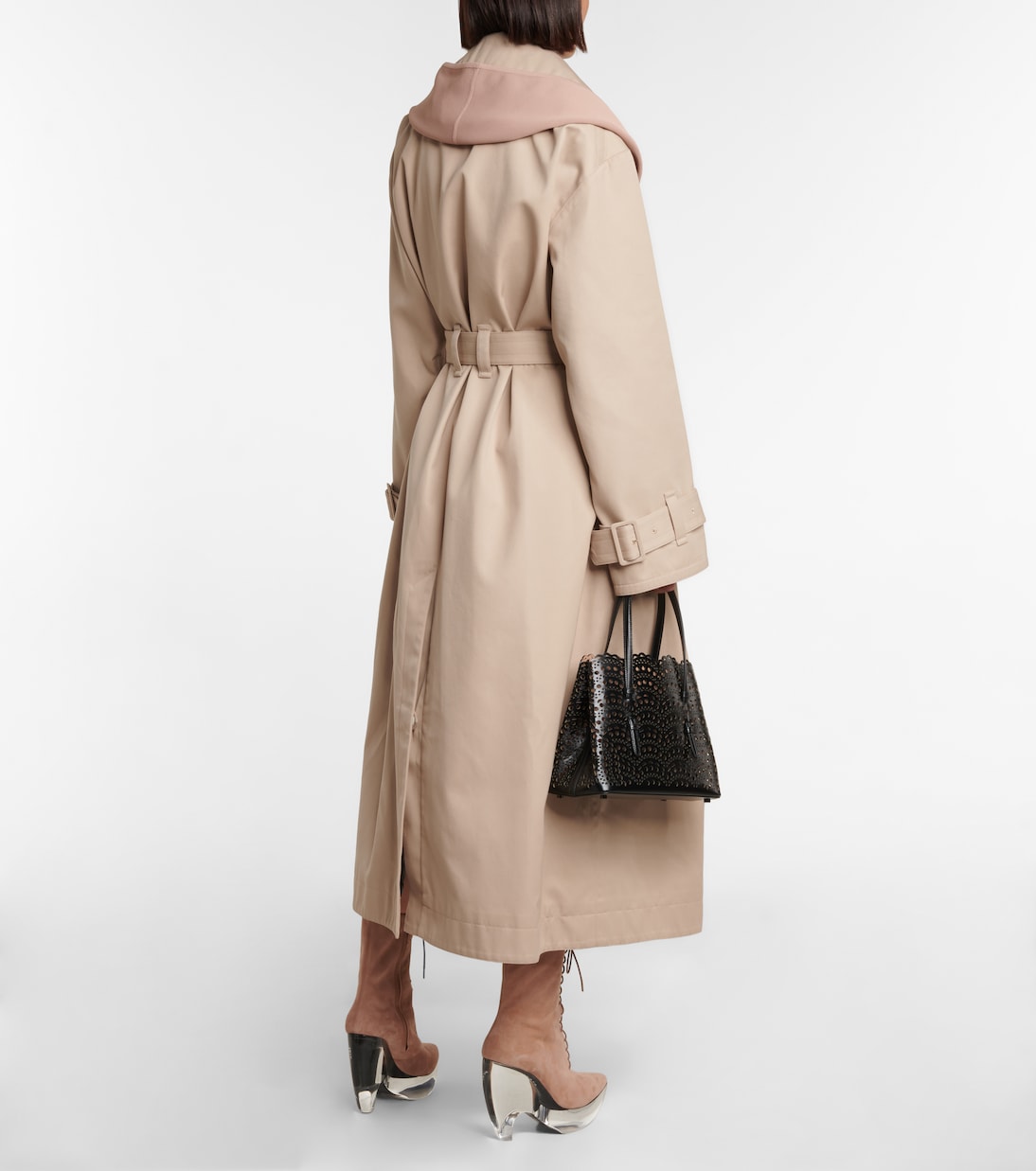 Hooded trench coat | Alaïa
