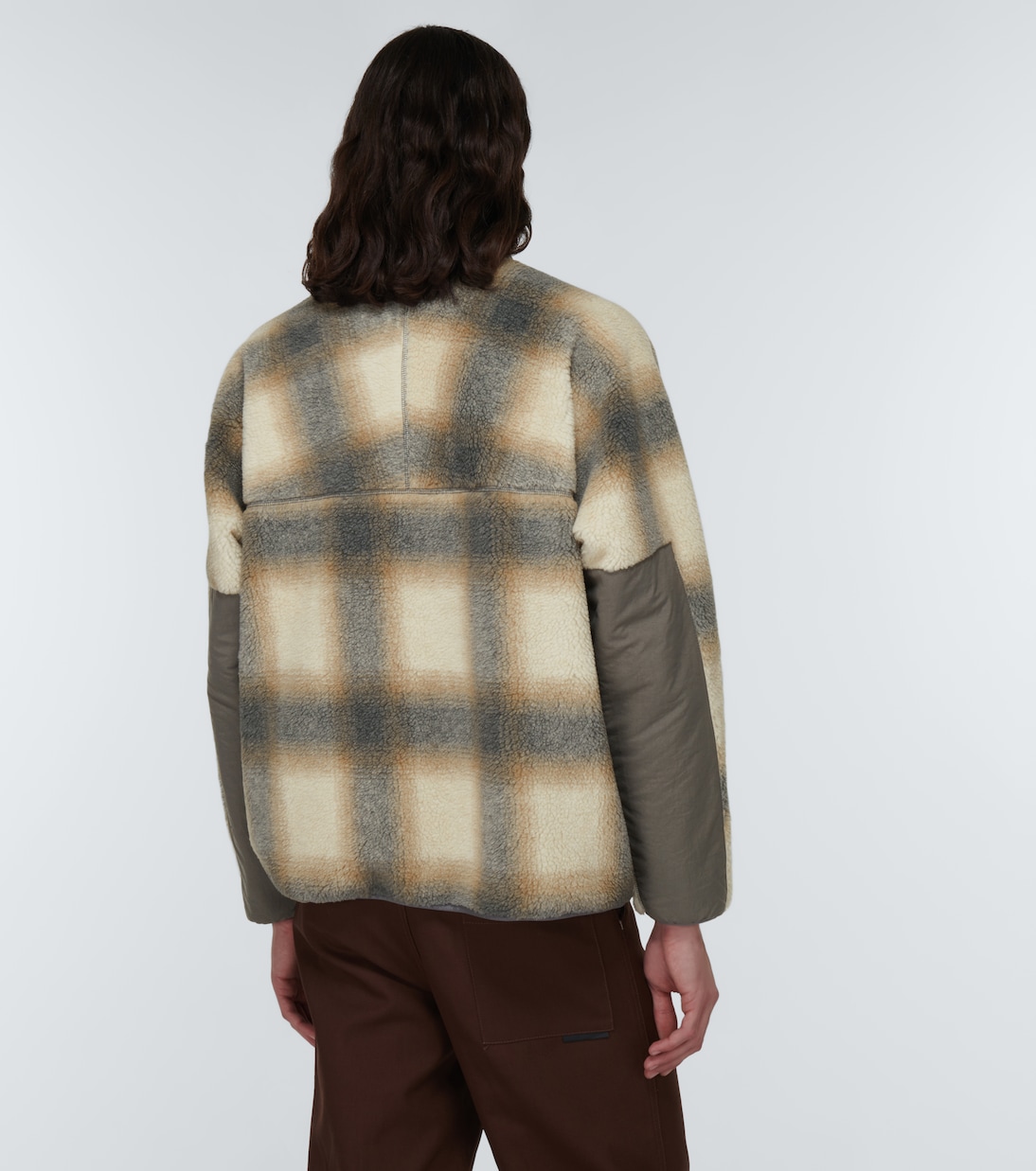Chaqueta de forro polar a cuadros | And Wander