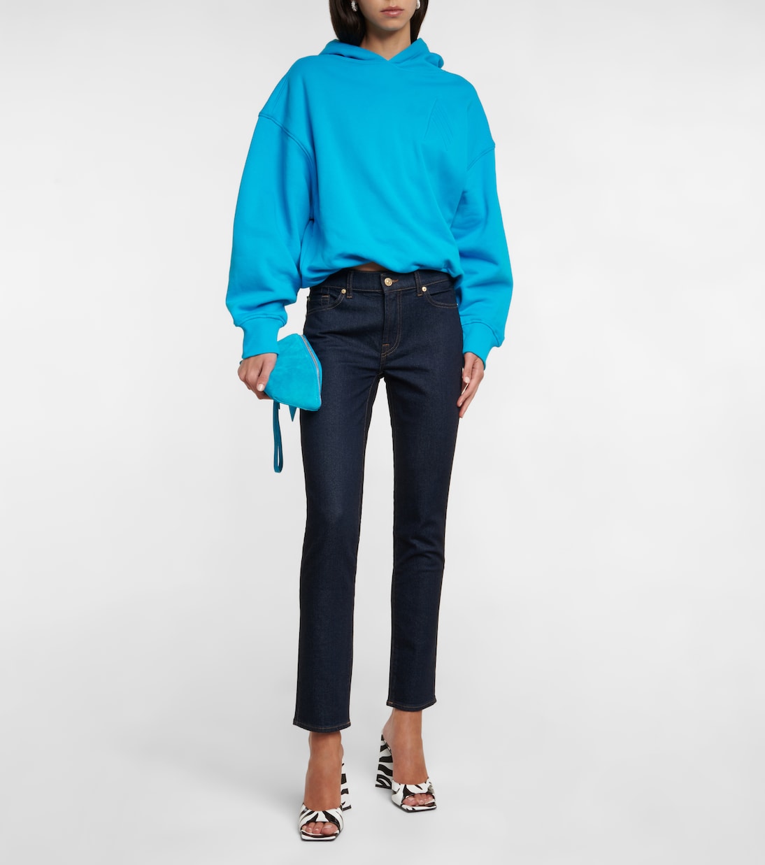 Jean skinny Roxanne à taille mi-haute | 7 For All Mankind
