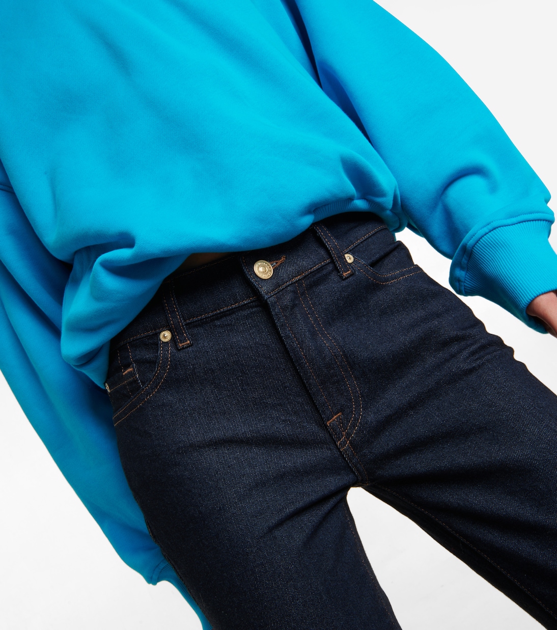 Jean skinny Roxanne à taille mi-haute | 7 For All Mankind