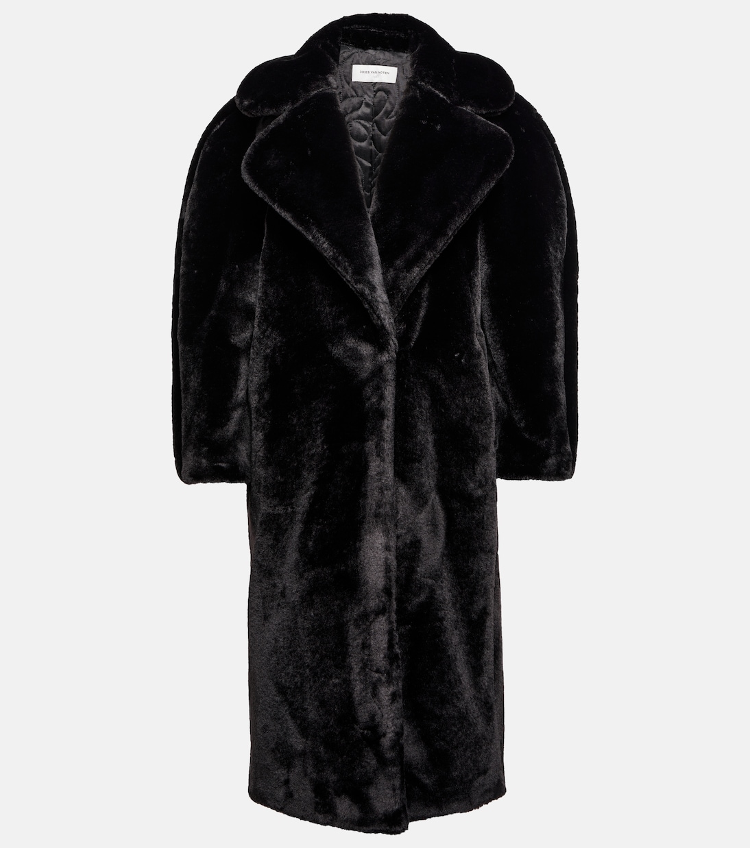 Faux fur coat | Dries Van Noten