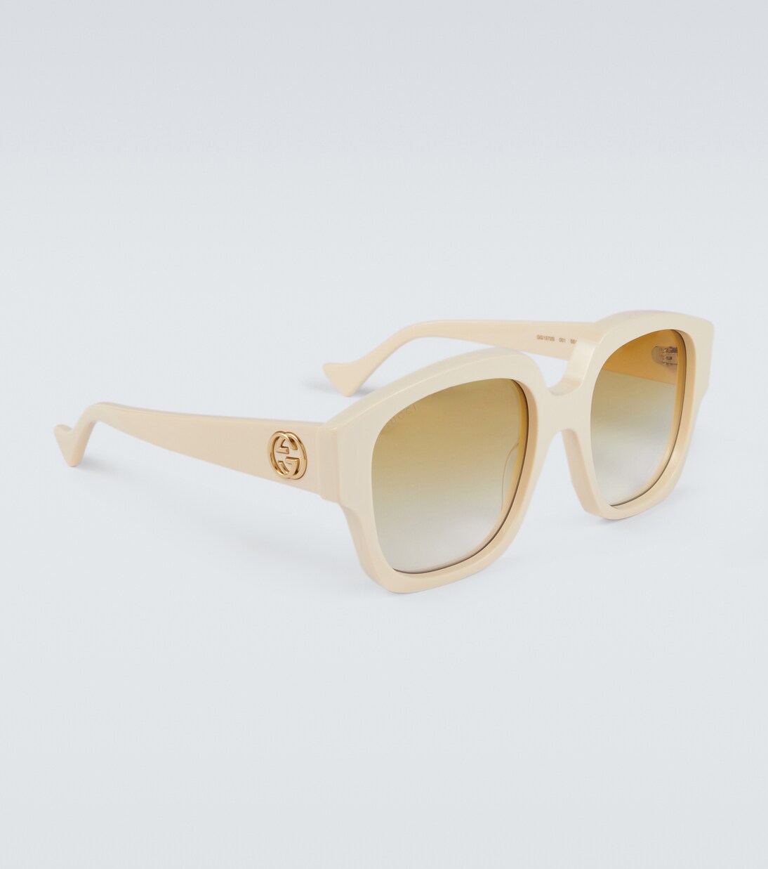 Occhiali da sole squadrati con logo GG | Gucci
