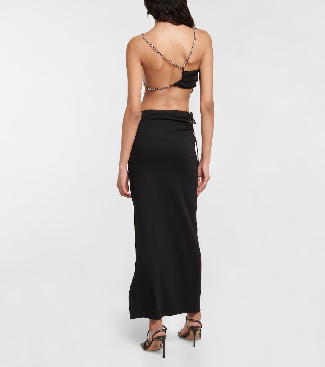 Embellished cutout maxi skirt | Christopher Esber