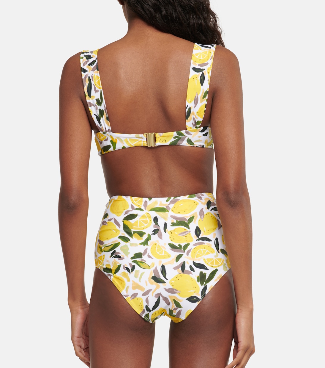 Top de bikini Amarilla estampado | Rebecca Vallance